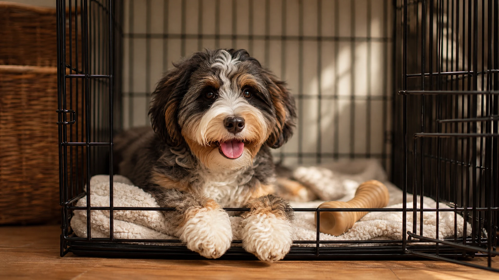 Crate Training a Aussiedoodle and Preventing Separation Anxiety